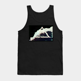 Glitch Art Shorebreak eats hipsters Tank Top